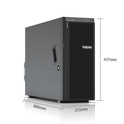 인텔 Xeon 4210R 프로세서 ThinkSystem ST550 4U 첨단 기술 탑 서버