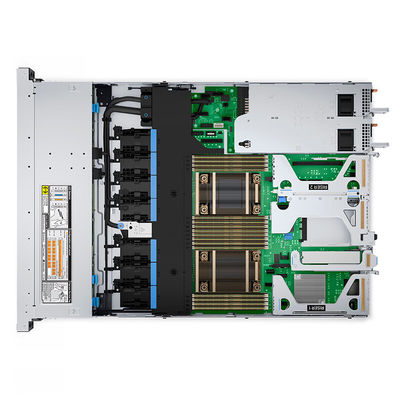 800W 전원 공급 기업 호스팅용 듀얼 채널 1U 랙 서버 Dell PowerEdge R450