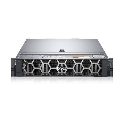 델 R740 2U 랙 서버 8 x 3.5 &quot;백플레인과 듀얼 포트 기가비트 네트워크 포트