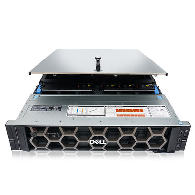 델 R740 2U 랙 서버 8 x 3.5 &quot;백플레인과 듀얼 포트 기가비트 네트워크 포트
