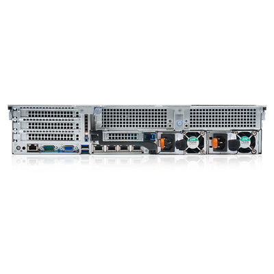 델 R740 2U 랙 서버 8 x 3.5 &quot;백플레인과 듀얼 포트 기가비트 네트워크 포트