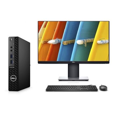 오피플렉스 3090MFF 미니 비즈니스 데스크톱 컴퓨터 i3-10105T 4G 256G 블루투스 WIFI Win10
