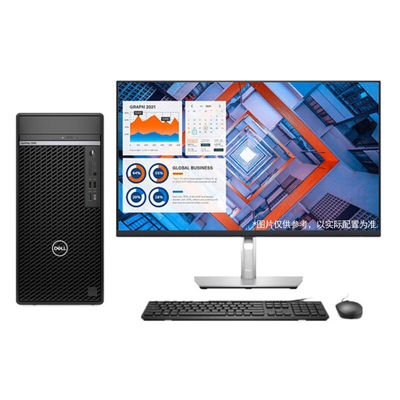 델 옵티플렉스 7090MT 비즈니스 오피스 데스크톱 i3-12100 8G 256G M.2 NVMe 22&quot; 모니터