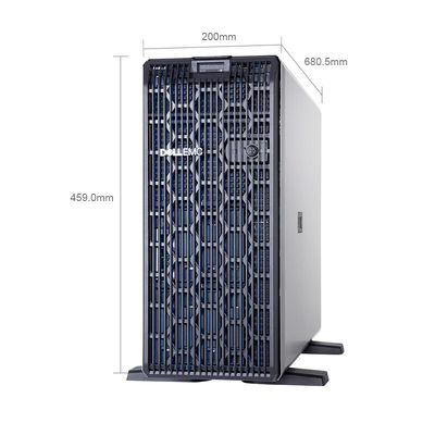 델 T550 서버 타워 16 DDR4 LRDIMM 슬롯과 인텔 Xeon 실버 4310 H755 DVDRW