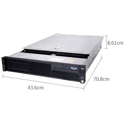 8*2.5 디스크 위치와 24 DDR4 RDIMM 메모리 슬롯을 가진 Huawei 2288H V5 서버