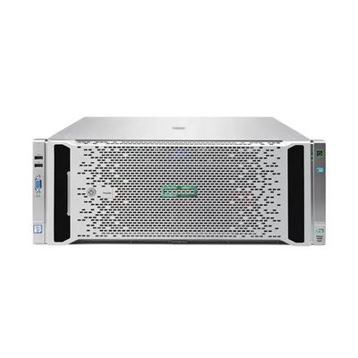 4U 랙 서버 HP DL580 Gen9 5 2.5 인치 디스크 위치와 1200W 듀얼 전원