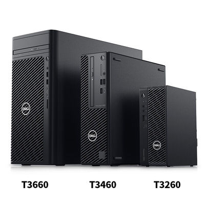 델 프레시션 T3660 500W 내장 전원 공급 장치와 컴팩트 크기의 워크스테이션 PC