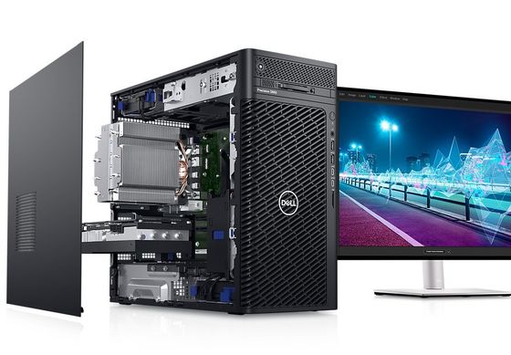 델 프레시션 T3660 500W 내장 전원 공급 장치와 컴팩트 크기의 워크스테이션 PC
