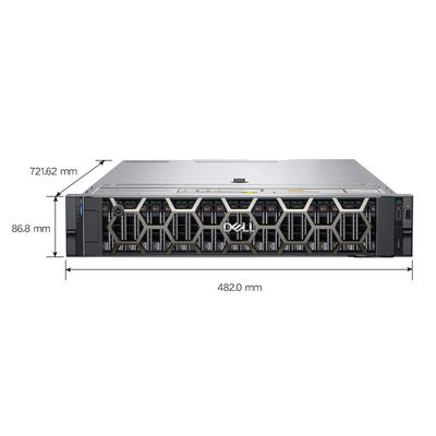 인텔 CPU 4310 8GB DDR4 램 1TB HDD 800W 전원 공급 EMC 델 파워엣지 R750XS 랙 서버 케이스