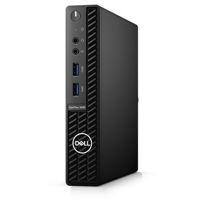 델 옵티플렉스 3080 마이크로 데스크톱 MFF i3-10100T 16GB 512GB SSD 와이파이 BT Win10 컴퓨터 3080