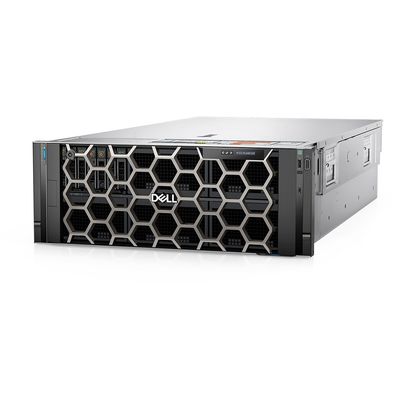 델 파워엣지 R960 랙 서버 인텔 엑손 골드 4U 8x 3.5&quot; SAS/SATA 160TB 스토리지 6 팬