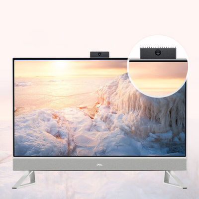 델 IN5410 i5-1235U 8G 256G 23.8인치 전면 안티 블루 라이트 SSD가 있는 화이트 스타일