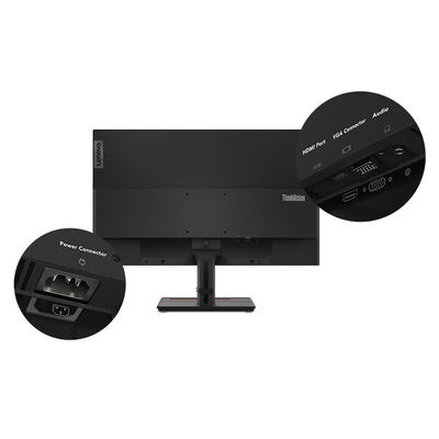 16 9 디스플레이 비율 Lenovo ThinkVision S24E-20 비즈니스 오피스용 23.8인치 FHD 모니터