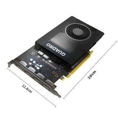 전문 모델링 및 렌더링을 위한 5G GDDR5X 160bit/200GBps Quadro P2200 그래픽 카드