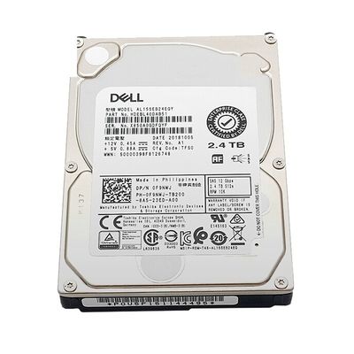 높은 용량 델 12T/16T/20T 7200rpm 3.5&quot; SAS SATA 기계 하드 디스크 서버