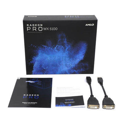 AMD 레이디온 PRO WX 5100-8G 채팅 4 플러스 6.8 &quot;PC용 프로 GPU 그래픽 카드