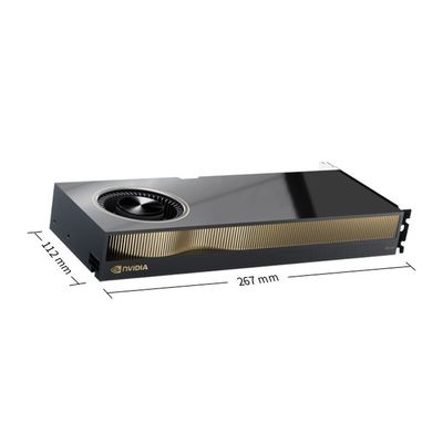 PC용 Nvidia RTX A6000 48GB GDDR6 비디오 카드의 전력을 풀고 2000MHz 메모리 클럭
