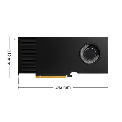 RTX A4000 16GB GPU 컴퓨터 부품 PC 서버용 비디오 카드 형식 인자 4.4&quot; H x 9.5&quot; L