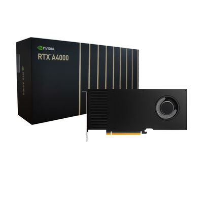 RTX A4000 16GB GPU 컴퓨터 부품 PC 서버용 비디오 카드 형식 인자 4.4&quot; H x 9.5&quot; L